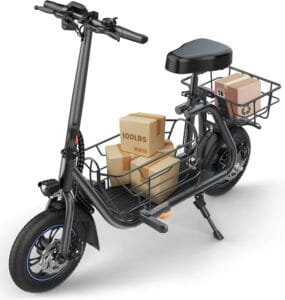 Gyroshoes Electric Scooter with Seat for Adults, 550W Powerful Motor, 20-Mile
