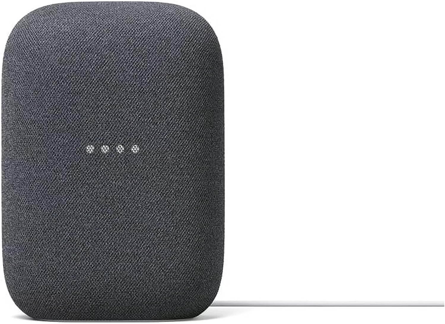 Google Audio Bluetooth Speaker - Wireless Music Streaming, Powerful Sound, Assistant Built-in, Wi-Fi and Bluetooth Connectivity, Smart Home Control, Stereo Pairing 