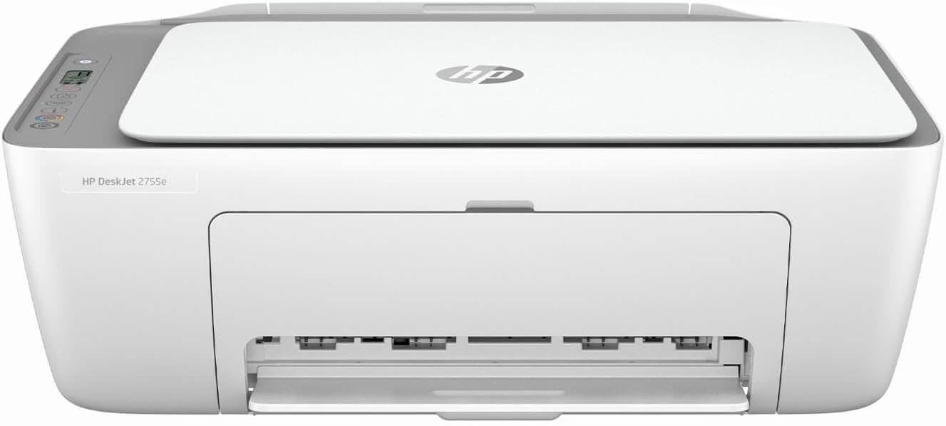 HP DeskJet 2755e Wireless Color inkjet-printer, Print, scan, copy, Easy setup, Mobile printing, Best-for home, 3 months of Instant Ink included