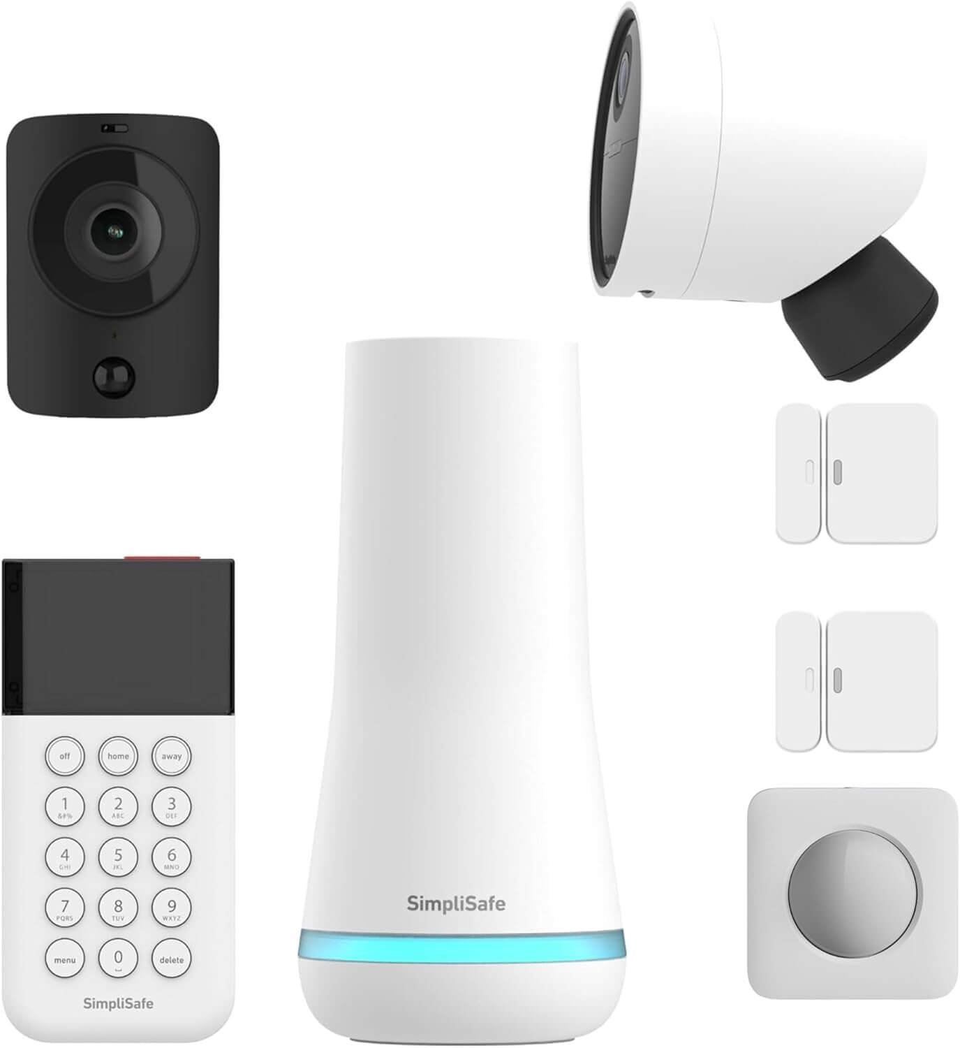 SimpliSafe Wireless Home Security Systems & Alarm System | Wireless Outdoor Security Camera, Entry Sensor, PIR Motion Detectors & Home Security Camera Indoor - Optional Subscription (3rd Gen)