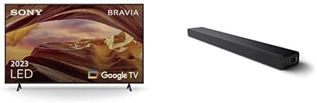 Sony BRAVIA, KD-65X75WL, 65 Inch, LED, Smart TV, 4K HDR, Google TV, ECO PACK, BRAVIA CORE, Narrow Bezel Design HT-A3000 3.1 channel Dolby Atmos® Soundbar