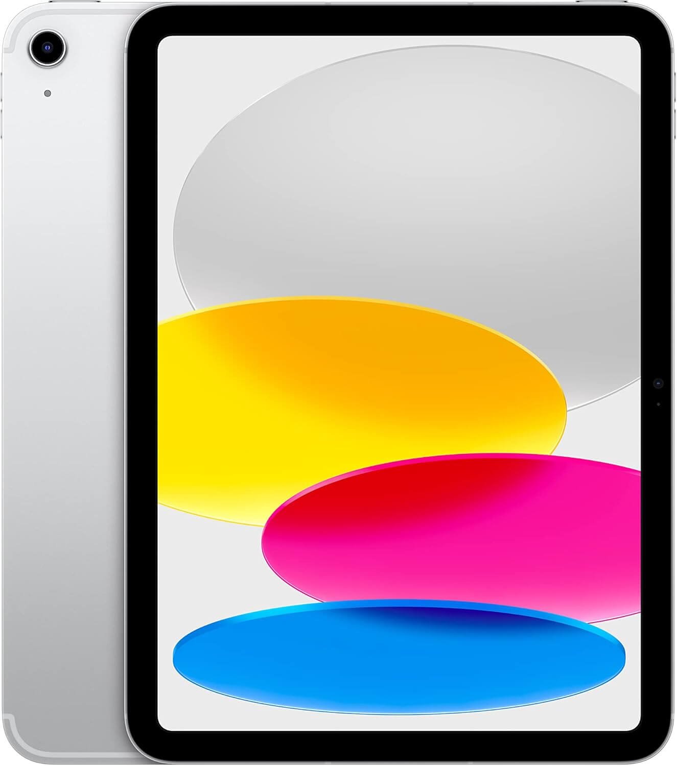 Apple iPad (10th Generation): with A14 Bionic chip, 10.9-inch Liquid Retina Display, 64GB, Wi-Fi 6 + 5G Cellular, 12MP front/12MP Back Camera, Touch ID