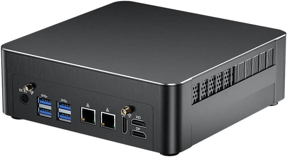 Thdeukoty Mini PC with Core i9-9880H 8C/16T up to 4.8GHz, 64G DDR4 2T SSD, Desktop Computer Windows 11 Pro, DP*1, HDMI*2 4K@60Hz Triple Display, Optical