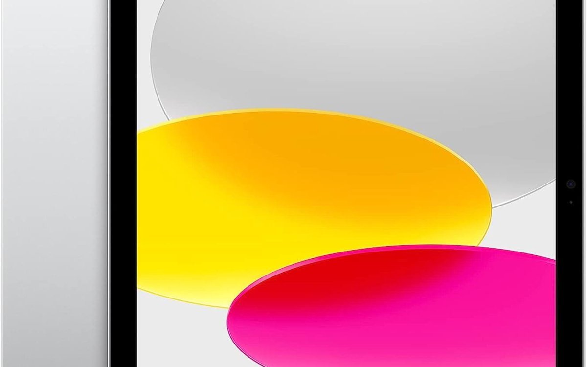 Apple iPad (10th Generation): with A14 Bionic chip, 10.9-inch Liquid Retina Display, 64GB, Wi-Fi 6, 12MP front/12MP Back Camera, Touch ID, All-Day Battery Life