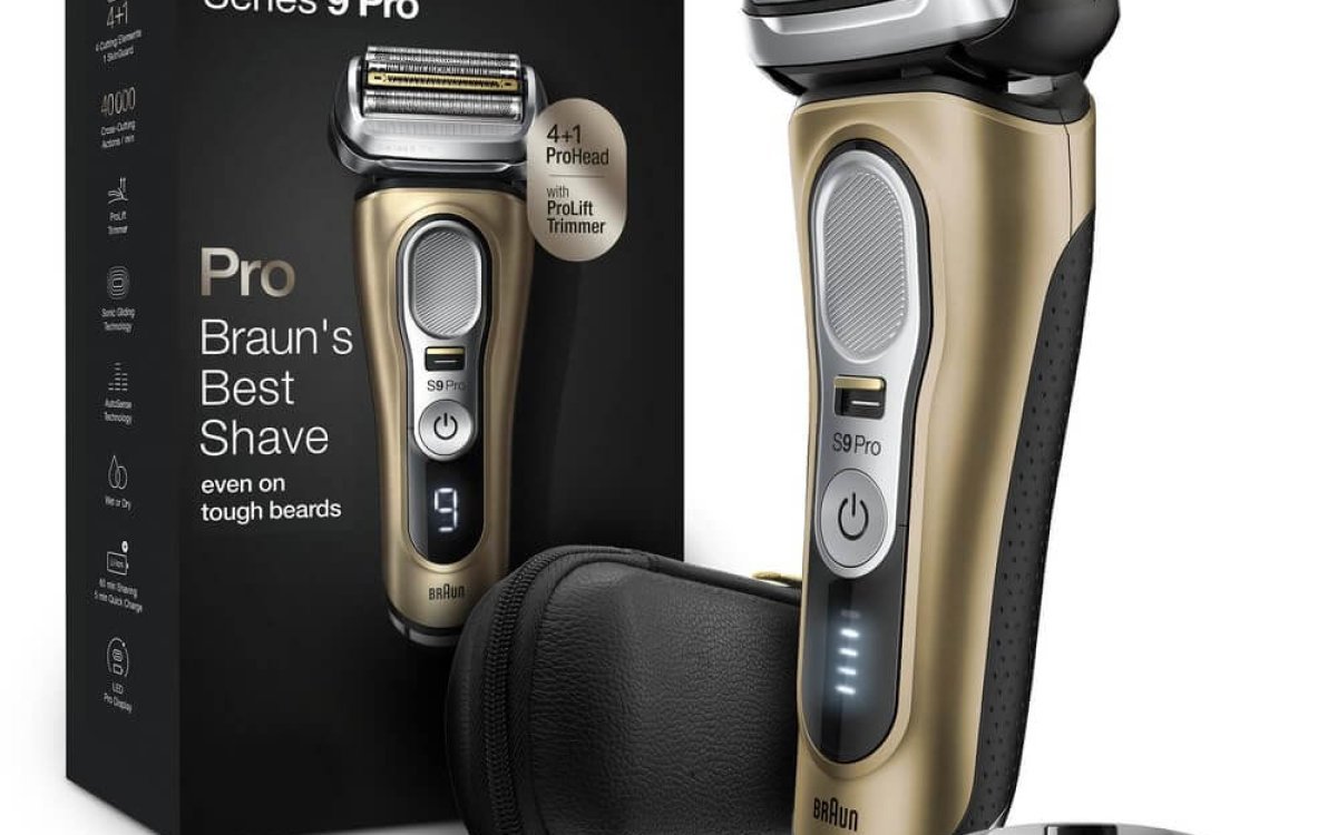 Braun Series 9 Pro 9419s Electric Shaver for Men, Wet & Dry Shave, Shaving Kit with 4+1 Head with ProLift Trimmer