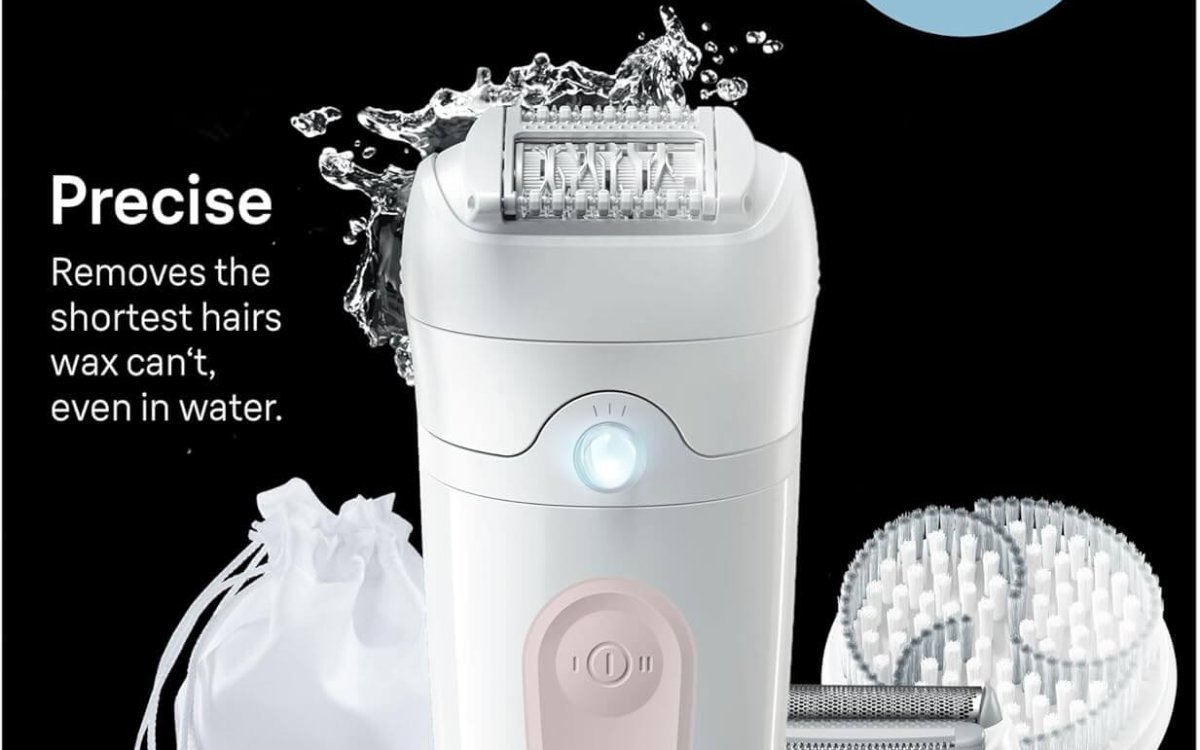 Braun Silk-épil 5 Epilator for Easy Hair Removal, Braun Epilator for Women, Wet & Dry, Lasting Smooth Skin, with Lady Shaver, Trimmer Comb & Exfoliation Brush Heads