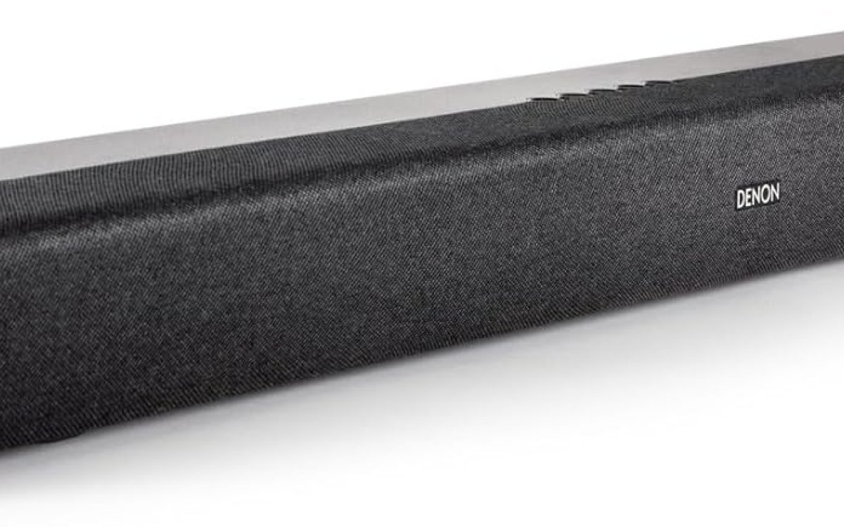 Denon DHT-S218 Soundbar with Dolby Atmos, 4K HDMI eARC, Built-In Down-Firing Subwoofers, Dialog Enhancer, Bluetooth - Black