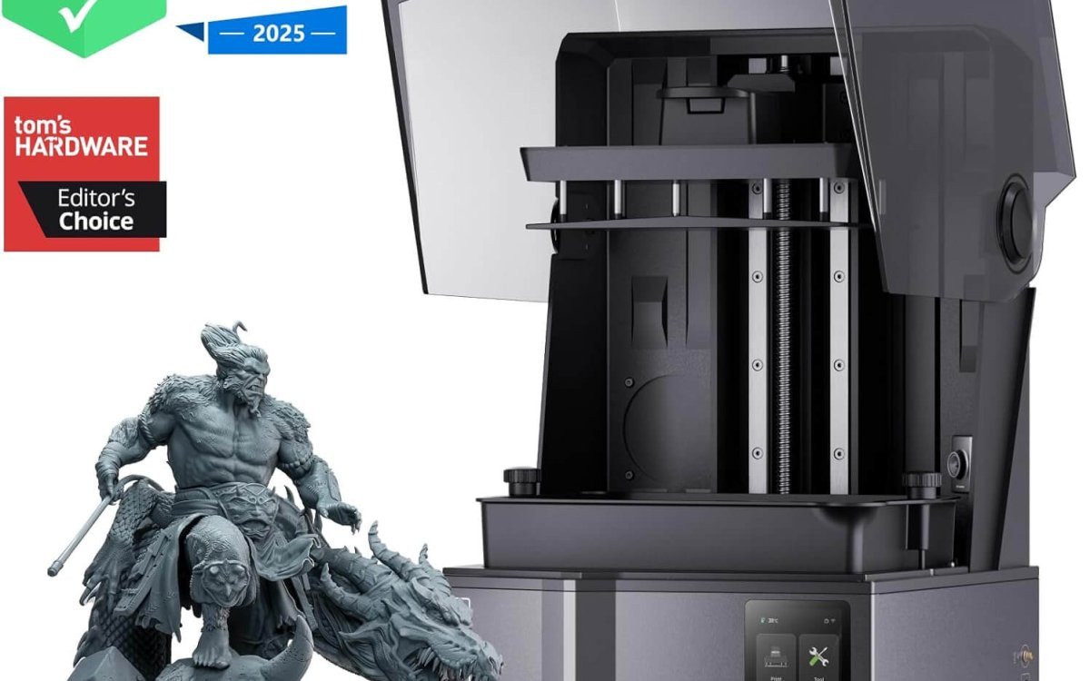 ELEGOO Saturn 4 Ultra 12K Resin 3D Printer, with Smart Automatic Leveling, 10-Inch 12K Monochrome LCD, 150mm/h Faster Printing Speed,8.62x4.84x8.66 Inch Printing Size