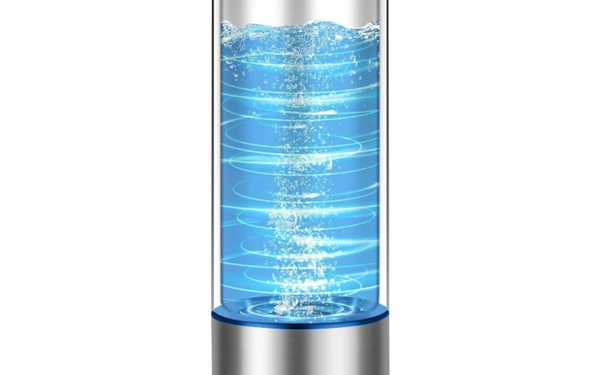 Hydrogen Water Bottle with PEM SPE Technology, Portable Water Purifier Generator for Clean and Healthy Drinking Kangen Water Machine Producing Ionized with Gift Box for Home Office Travel