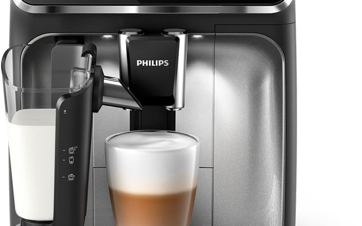 Philips 5400 Series Fully Automatic Espresso Machine - 12 Coffees, Easy-To-Clean LatteGo Milk System, Intuitive Display, Customizable Coffee Settings, Sleek Design(EP5446/70)