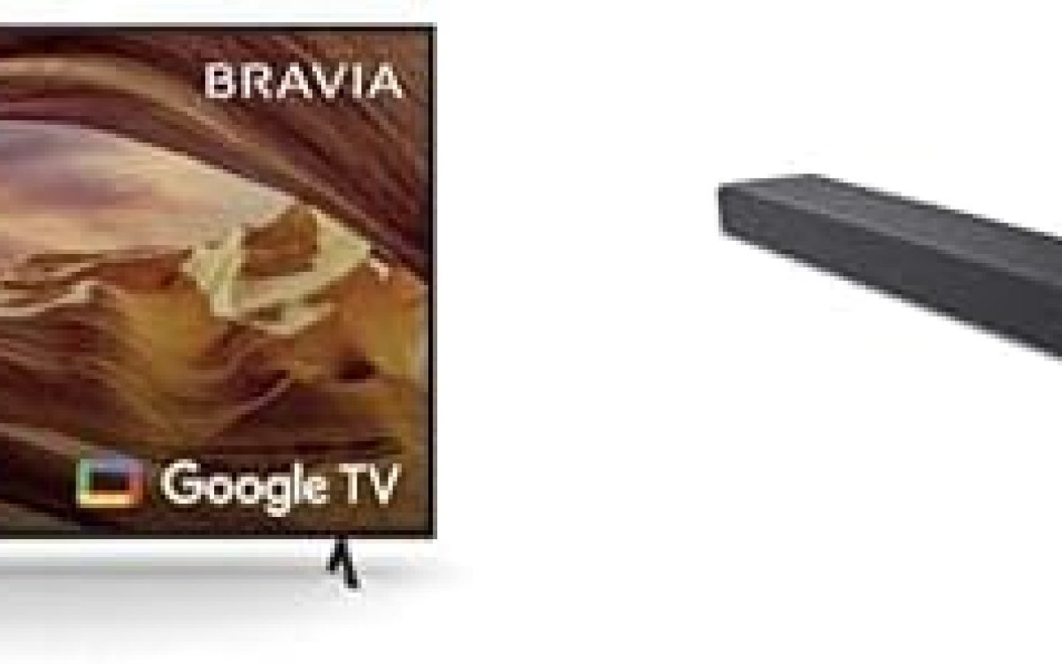 Sony BRAVIA, KD-65X75WL, 65 Inch, LED, Smart TV, 4K HDR, Google TV, ECO PACK, BRAVIA CORE, Narrow Bezel Design HT-A3000 3.1 channel Dolby Atmos® Soundbar