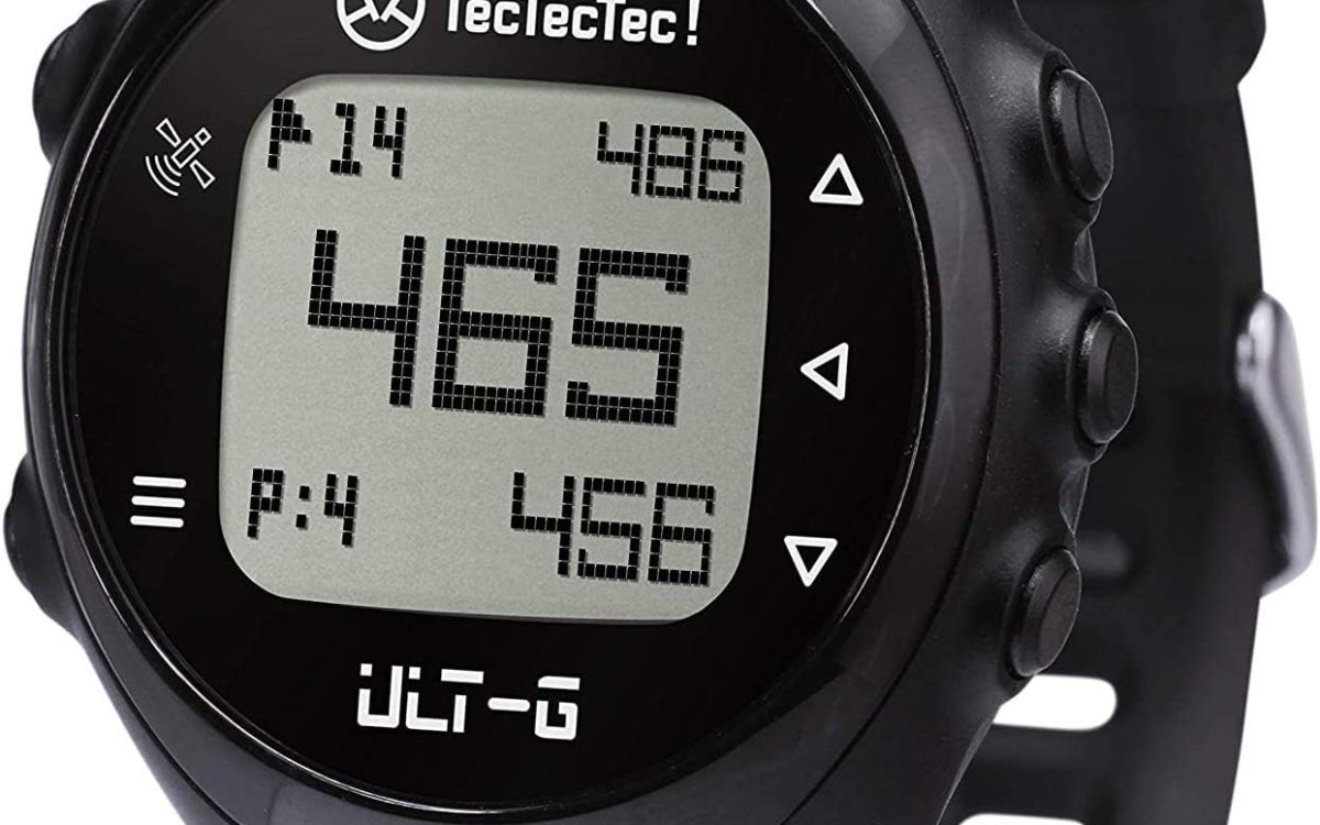 TecTecTec ULT-G Golf GPS Watch, Preloaded Worldwide Courses, Lightweight, Simple, Easy-to-use Golf Watches