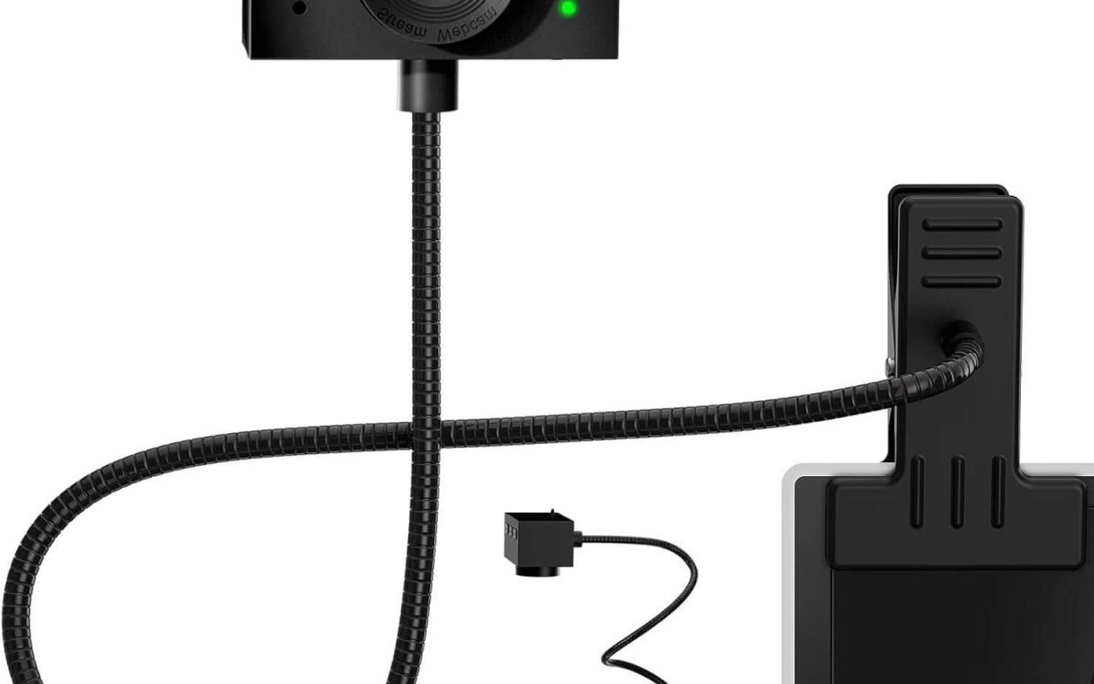 Webcam for PC, Laptop Camera USB Webcam with Adjustable Gooseneck, Eye Contact 1080P Computer Camera for Presentation, Desktop Demo, Full-Body View, Video Call, Zoom, Teams, Skype